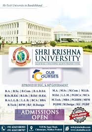  Shri Krishna University (SKU) , CHHATARPUR, MADHYA PRADESH