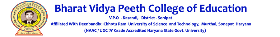 Bharat Vidyapeeth College of Education,